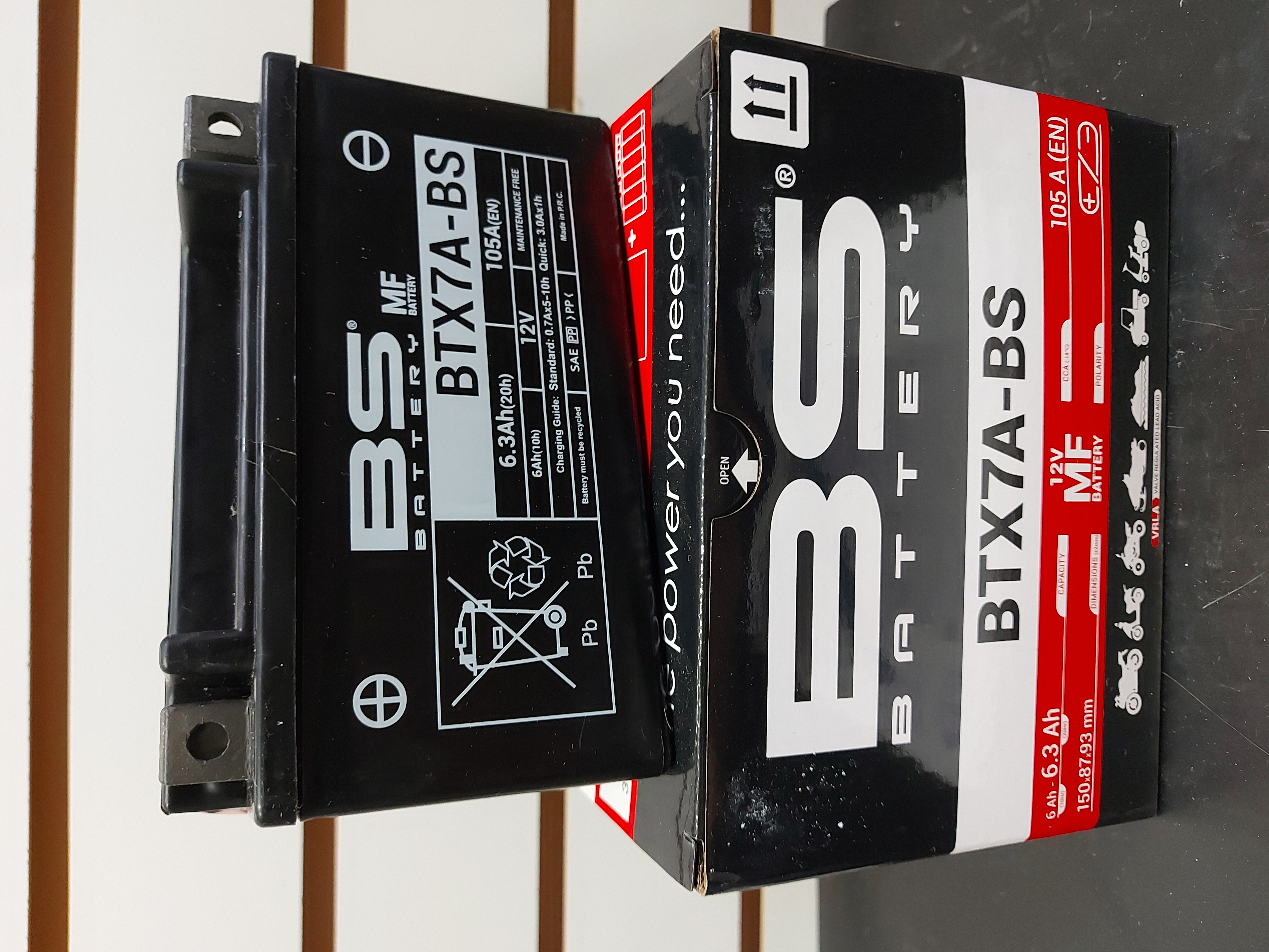 YTX7A-BS (BTX7A-BS) BATTERIE BS